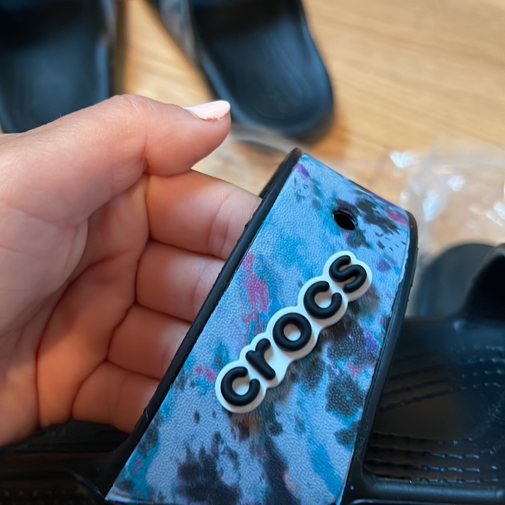 Crocs slides size 7 - Picture 2 of 2